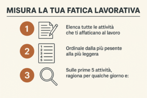 Mini esercizio Misura la tua fatica lavorativa