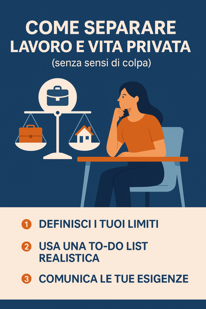 Come separare lavoro e vita privata PNG